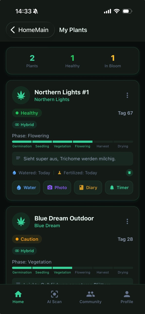 iPhone screenshot