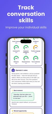 Smooth Operator: Talk Coach AI iPhone screenshot