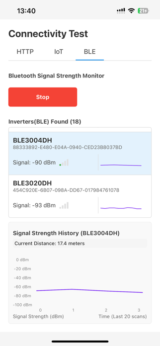 Connectivity Test Screenshot 3 of 3