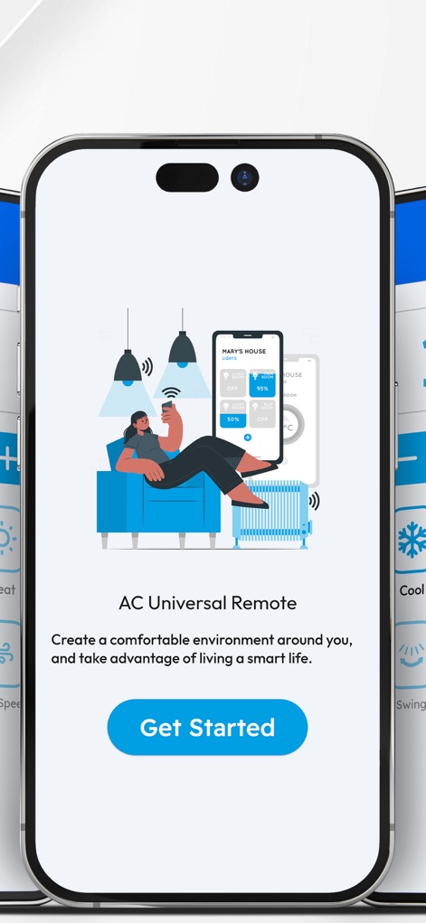 Air-Conditioner remote control - Productivity App | MWM