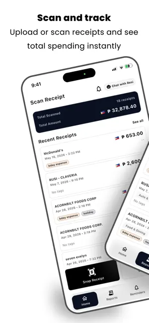 Receipt Scanner - EasyReceipt screenshot 1