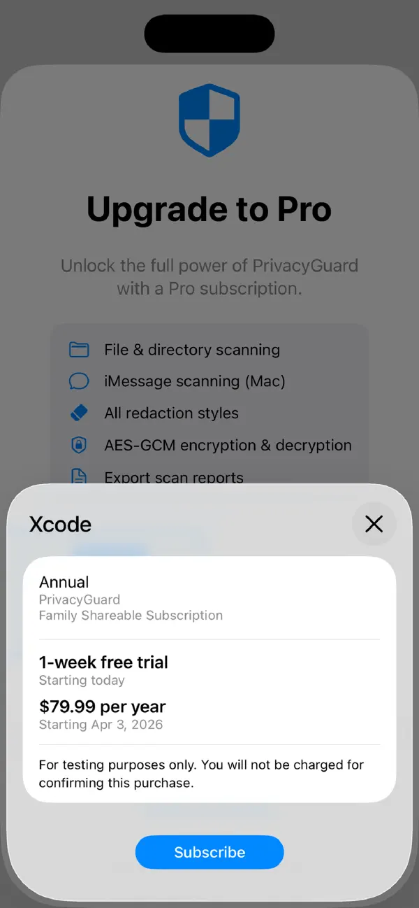 Screenshot #1 pour Privacy-Guard