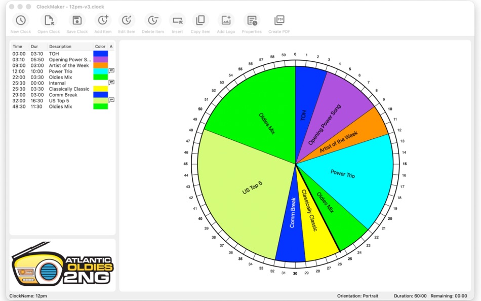 #1. ClockMaker (macOS) di: Broadcast Widgets LLC
