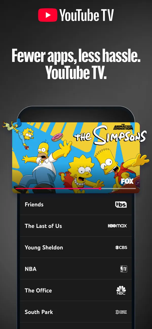 #1. YouTube TV (iOS) Által: Google