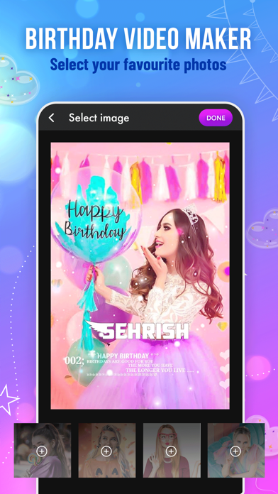 Birthday Video Screenshot