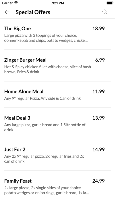 Pizza Pan. Screenshot