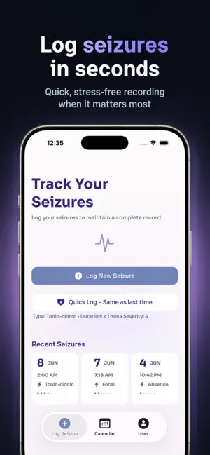 EpiTracker: Epilepsy Diary screenshot 1