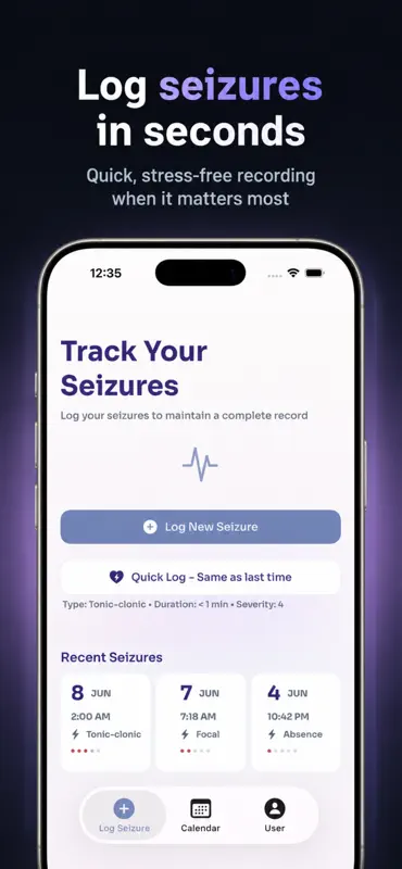 EpiTracker: Epilepsy Diary screenshot 1 of 7