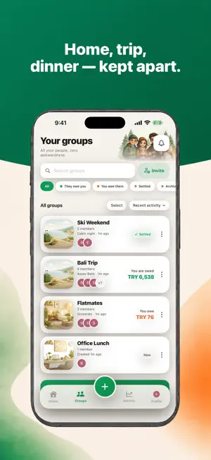 Splendo: Split Bills & Rent screenshot 4
