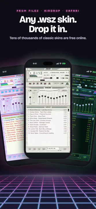 Orin: Retro MP3 & FLAC Player screenshot 6