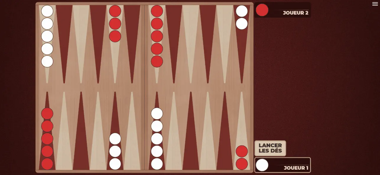 Screenshot #1 pour Backgammon Multijoueur