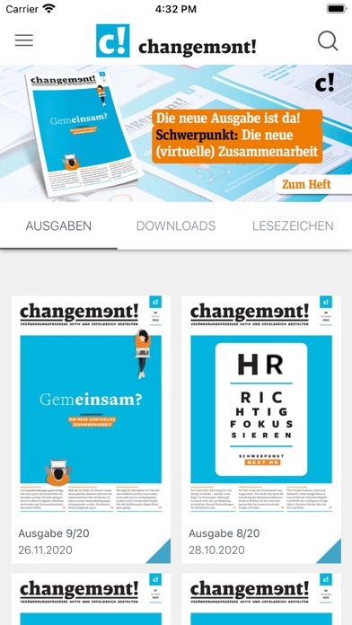 changement - das Magazin Screenshot