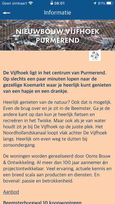 Nieuwbouw Vijfhoek Purmerend Screenshot
