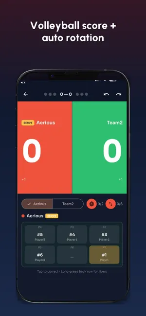 Volleyball:Scorekeeper screenshot 1