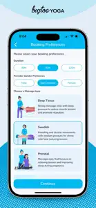Bigtoe: Yoga, massage & more screenshot #1 for iPhone