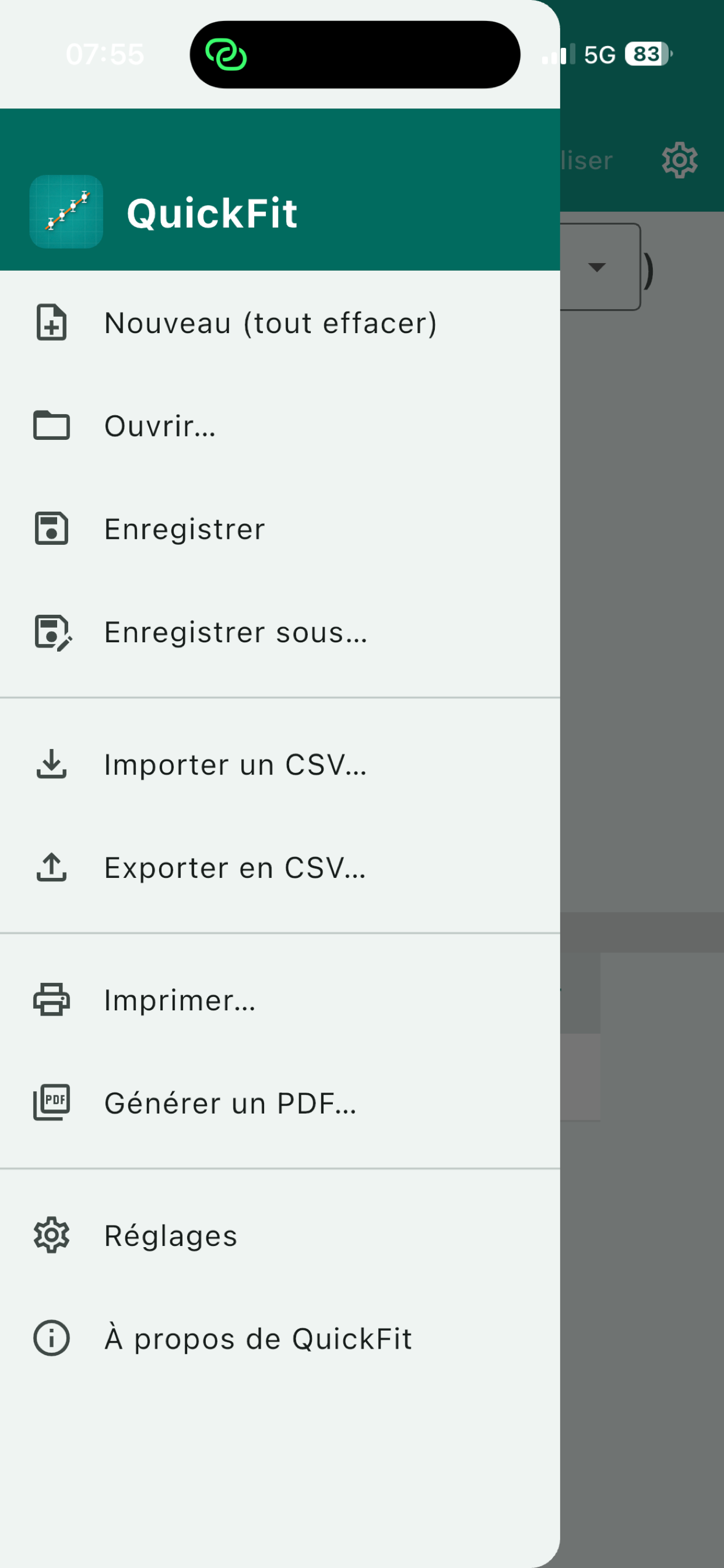QuickFit screenshot 6