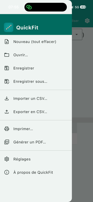 QuickFit Screenshot 6 of 6