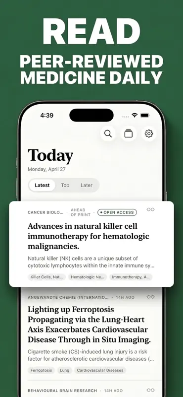 Folio: Daily Medical Journals screenshot 1 of 7
