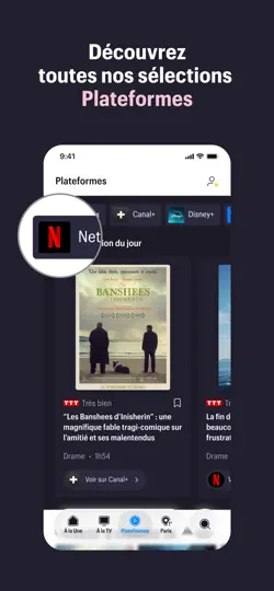 Capture d'écran de Télérama: Culture, Tv, Cinéma sur iPhone 4