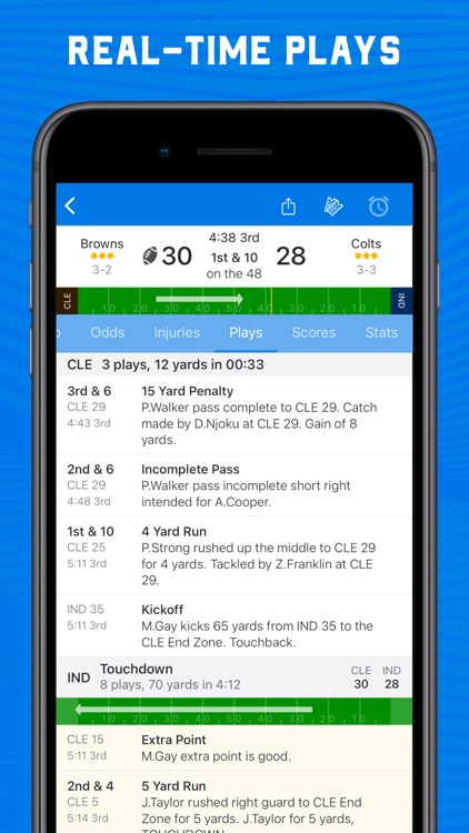 Scores App: For NFL Football