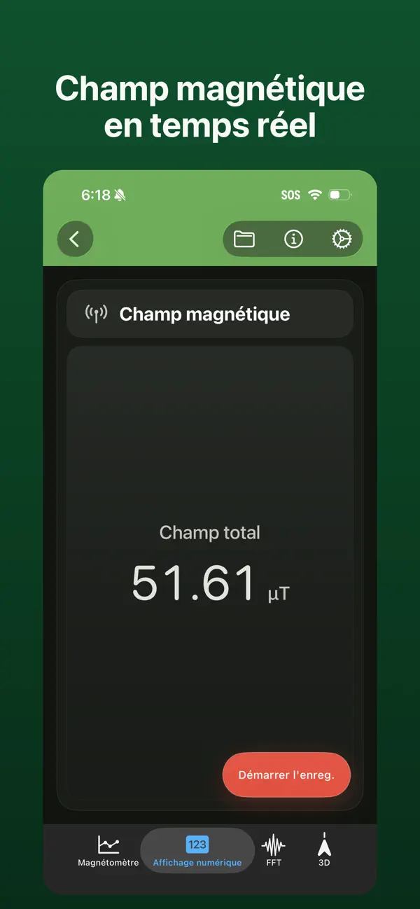 Screenshot #3 pour Physics Toolbox Sensor Suite