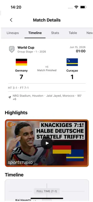 SiSi LiveScore screenshot 2