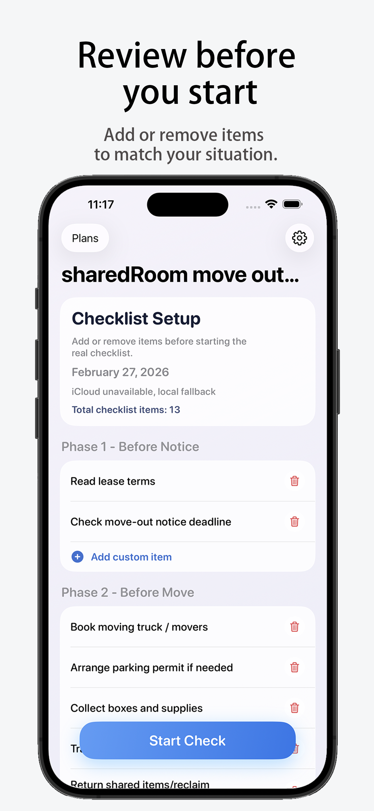 MoveOut Checklist screenshot 3