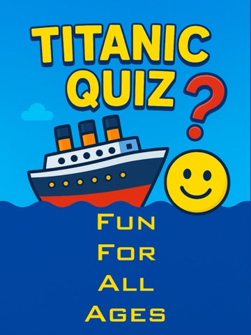 Titanic Quiz iPad screenshot
