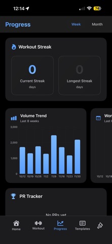 Ascend - Workout Tracker screenshot