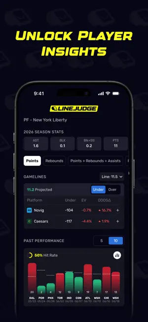 LINEJUDGE: AI Prop Insights screenshot 4