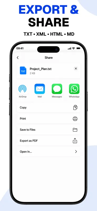 Plain Text Editor for Document screenshot 9 of 9