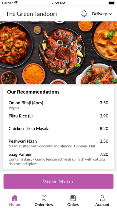The Green Tandoori Screenshot
