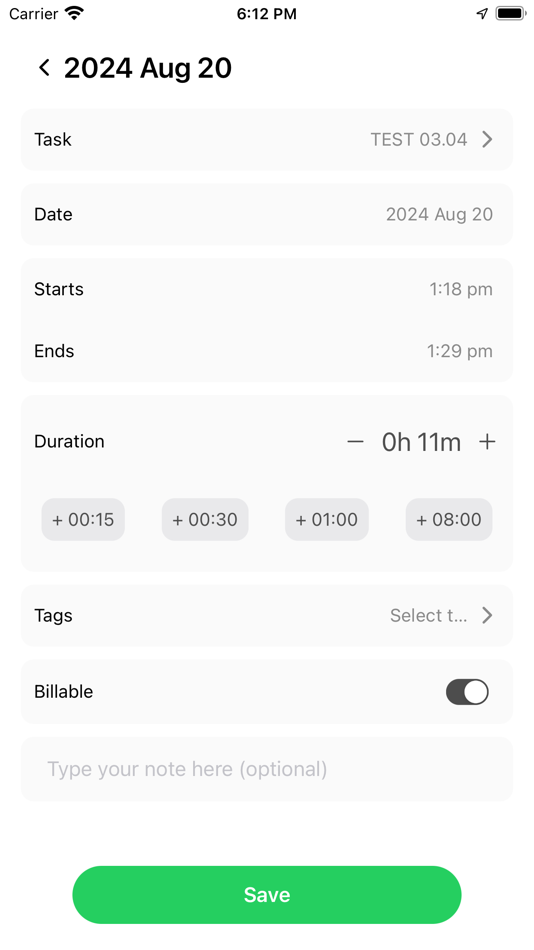 #5. TimeCamp Time Tracker (iOS) By: TimeCamp S.A.