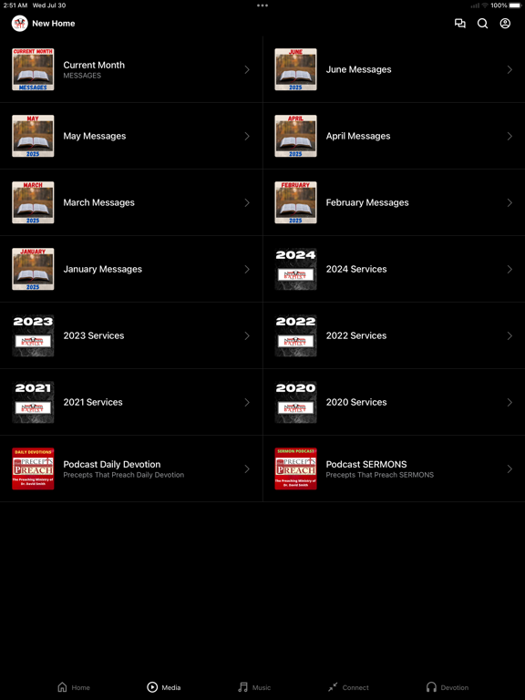 Screenshot #5 pour New Home Baptist Pisgah, AL