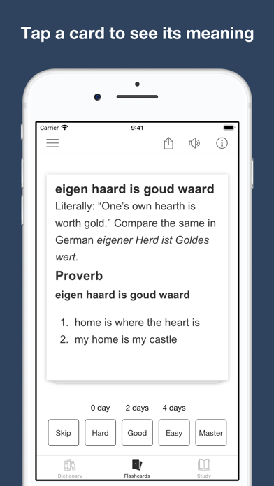 Screenshot #3 pour Dutch Idioms and Proverbs