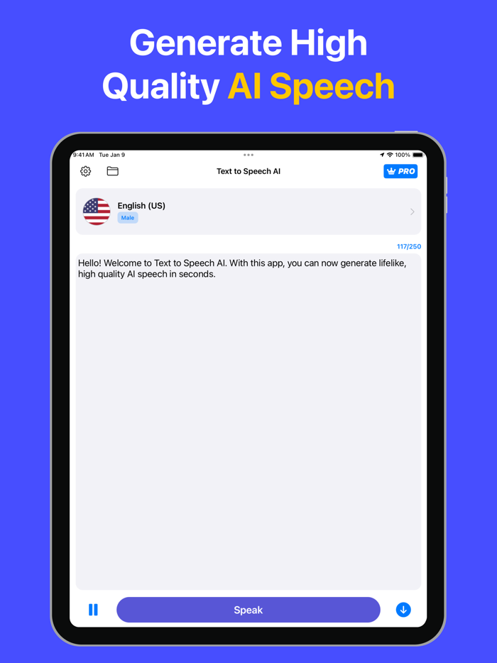 Text to Speech AI - Voice Over