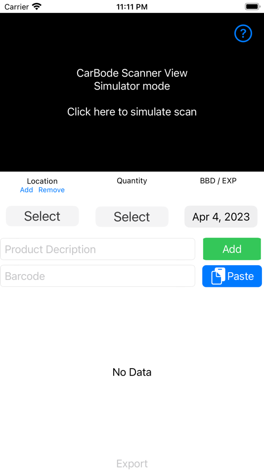 #1. LogiScan (iOS) Podle: Liam Rogers