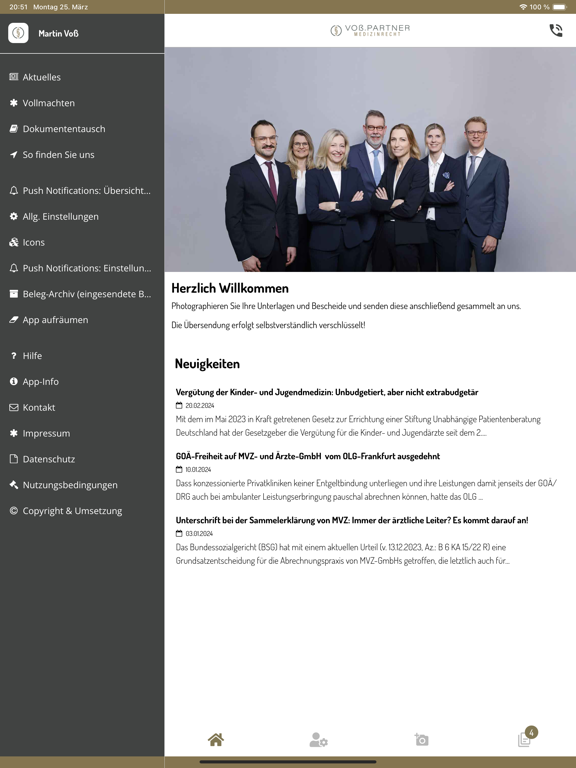 Screenshot #4 pour Voß.Partner Medizinrecht