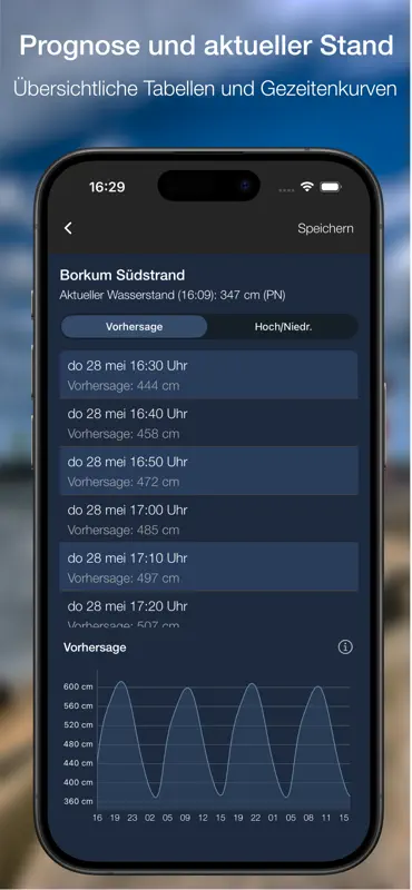 Die Gezeiten - Wasserstände screenshot 2 of 6