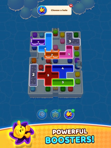 Hole Drop Puzzle iPad screenshot