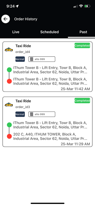 RAPID DRIVER APP Screenshot 2 of 7