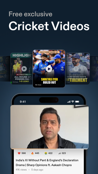 CREX - Just Cricket iPhone screenshot 7 - Sports app