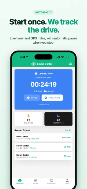 DriveMint: Teen Driving Log screenshot 4