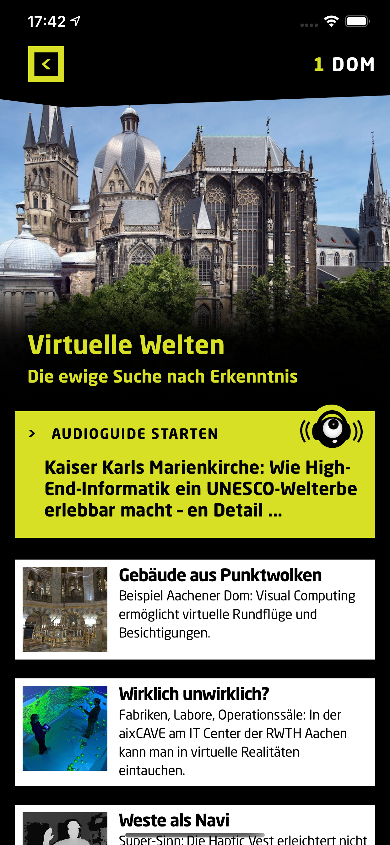 FLApp: Future Lab Aachen App