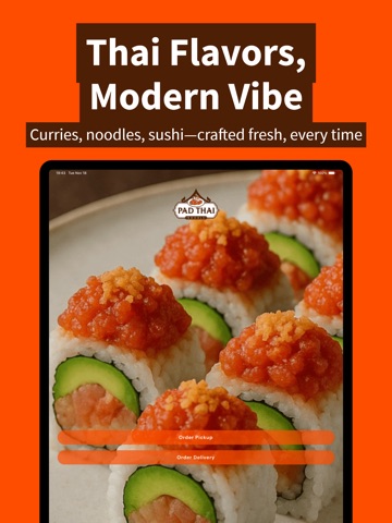 Pad Thai Noodle Restaurant iPad screenshot