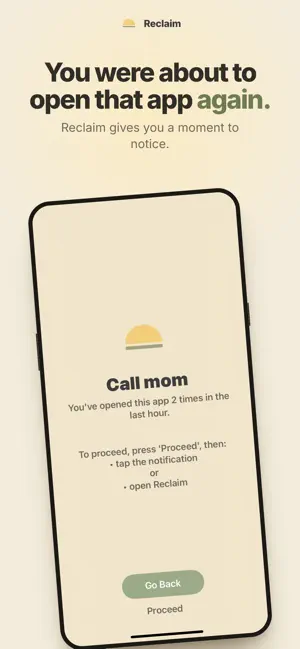 Reclaim: Screen Time & Focus screenshot 1