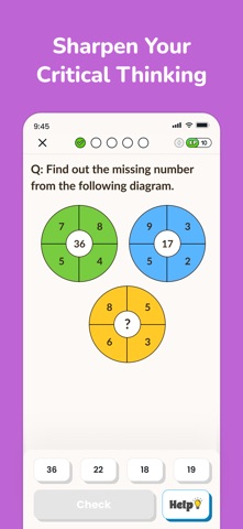 Gonit - Practice Math Olympiad iPhone screenshot