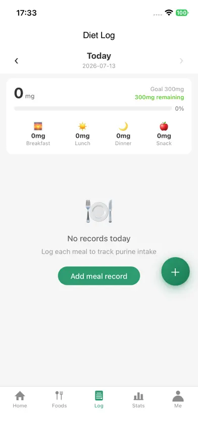 Gout Diet Purine Food Tracker screenshot 3