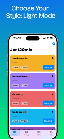 Just20Minutes screenshot