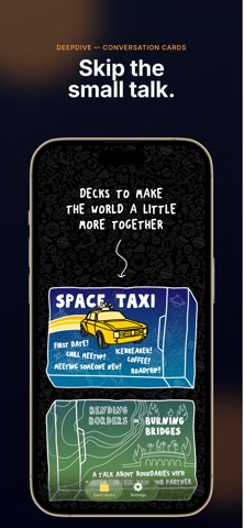 DeepDive: Conversation Cards Screenshot 1 of 4